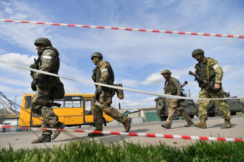 Бойцы Народной милиции ДНР