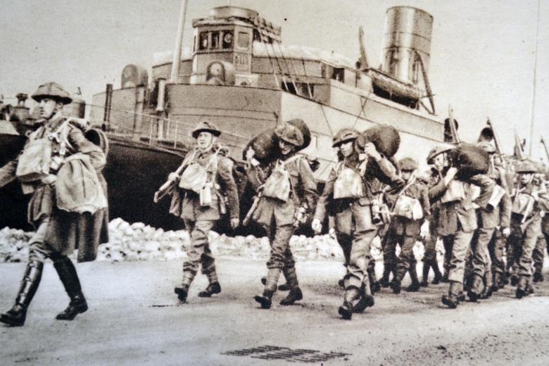 Британские солдаты 1940 г.