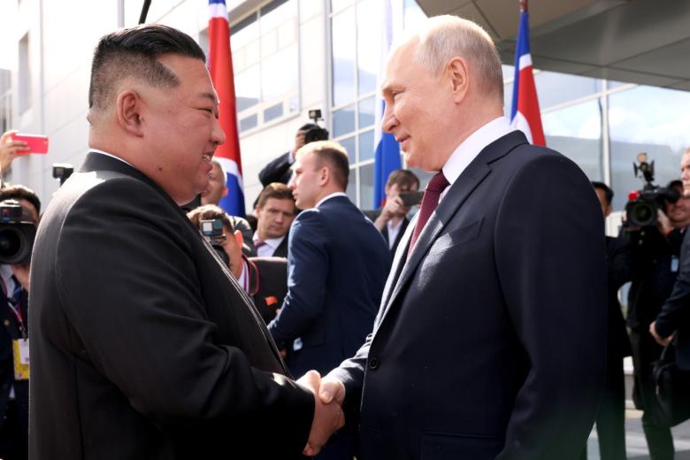 Ким Чен Ын и Владимир Путин