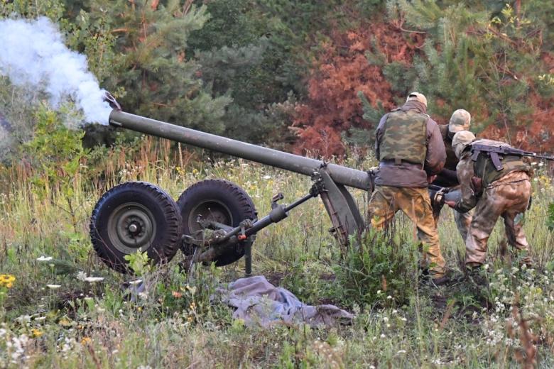 Военнослужащие войск специального назначения ВС РФ в ходе боевой операции