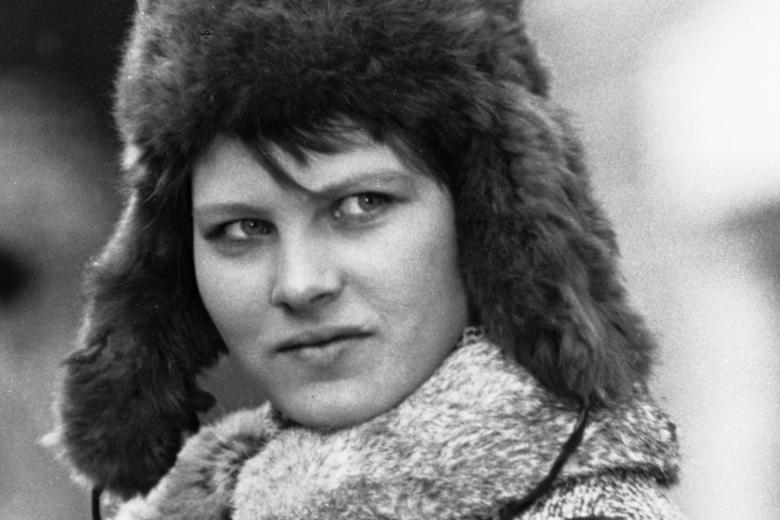 Любовь Полехина на съемках фильма «Дочки-матери»