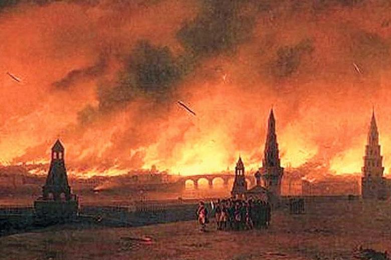 Иван Айвазовский. Пожар Москвы в 1812