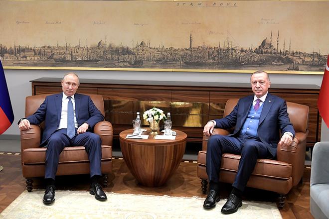 Владимир Путин и Реджеп Тайип Эрдоган